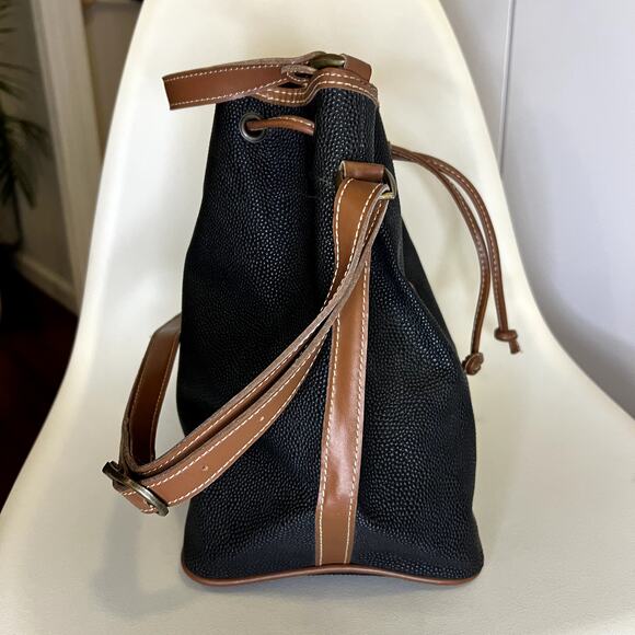 tano bucket drawstring bag black brown - Picture 2 of 8